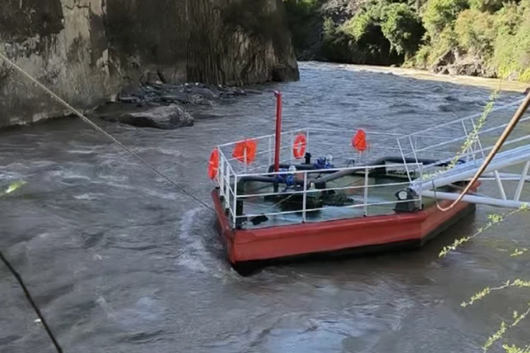 Pompstation voor watervoorziening na natuurramp