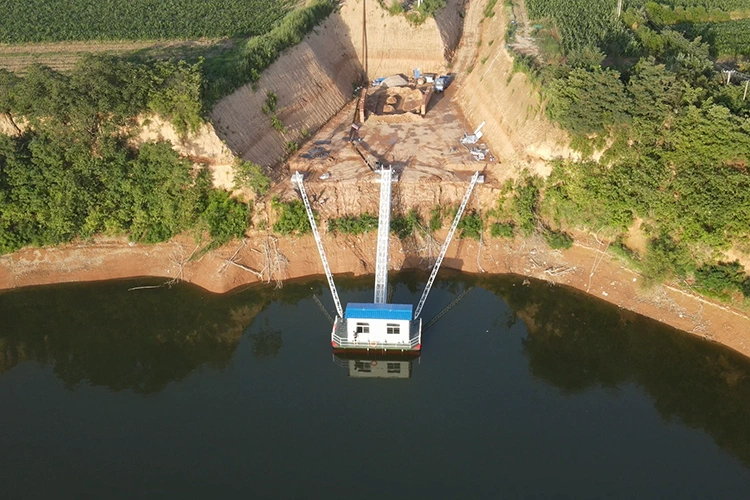 Pompstation voor rivierwaterinlaat