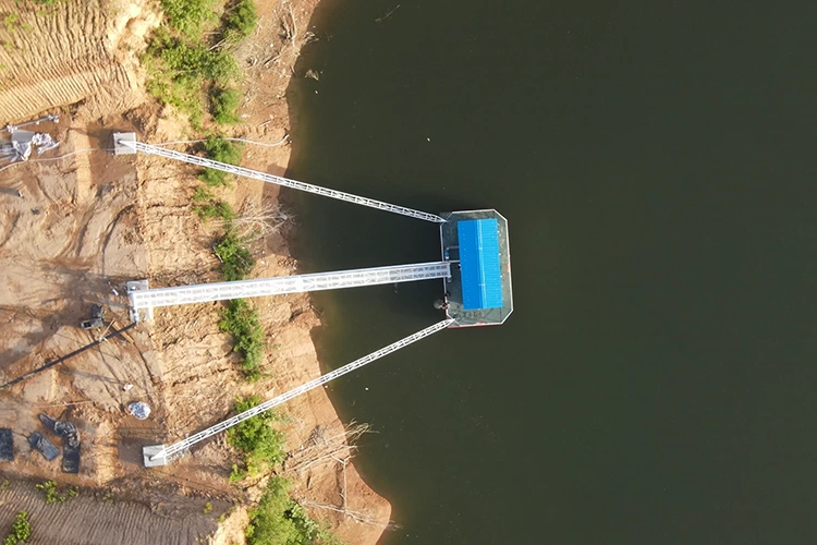 Pompstation voor rivierwaterinlaat