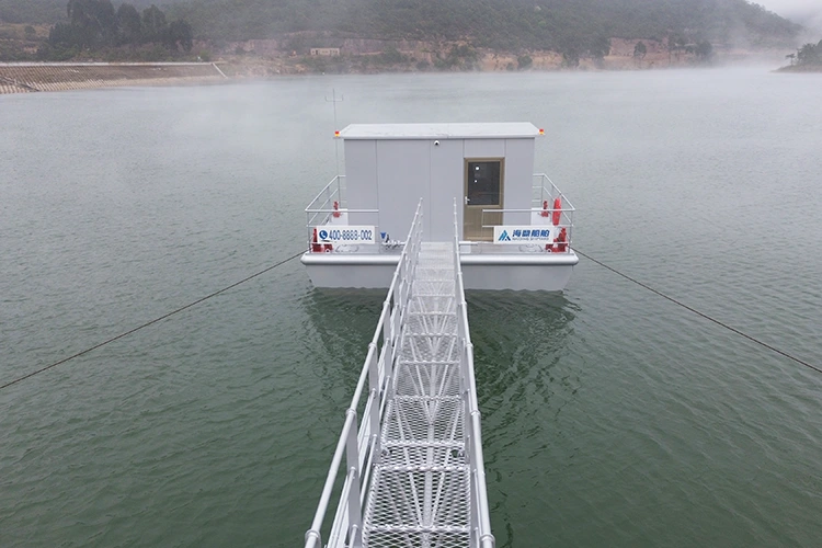 Tijdelijk pompstation voor watervoorziening